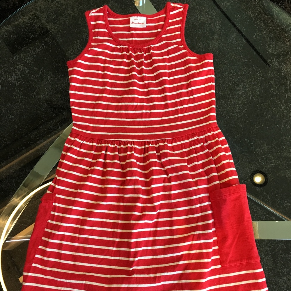 Hanna Andersson striped breezy sundress 140 10 GUC